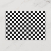 Race Auto Advice Kaarten Baby shower (Achterkant)