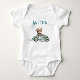 Race auto Baby Beer Romper