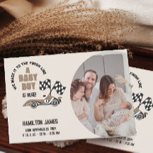 Race Auto Baby Boy Geboortefoto