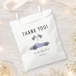 Race auto baby shower - dank je bedankzakje