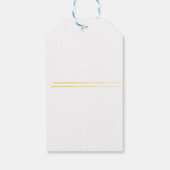 Race auto Baby shower thema Cadeaulabel (Achterkant)