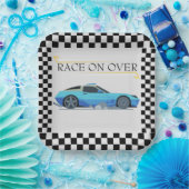 Race auto Baby shower thema Papieren Bordje (Feest)