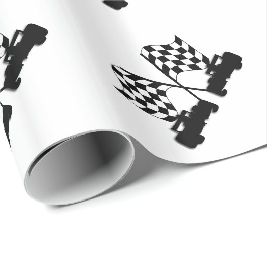 Race Auto Cadeaupapier (Rol Hoek)