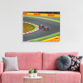 Race Auto Canvas Afdruk (Insitu (Woonkamer))