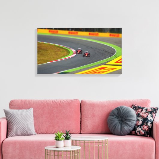 Race Auto Canvas Afdruk (Insitu (Woonkamer))