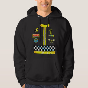 Race Auto Coureur Kostuum Mannen Vrouwen Verjaarda Hoodie