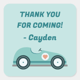 Race auto dank u Stickers