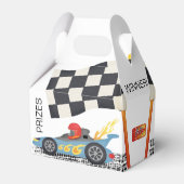 Race auto eten of prijzen om te gaan bedankdoosjes (Achterkant)