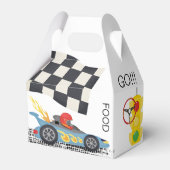 Race auto eten of prijzen om te gaan bedankdoosjes (Voorkant Zijde)