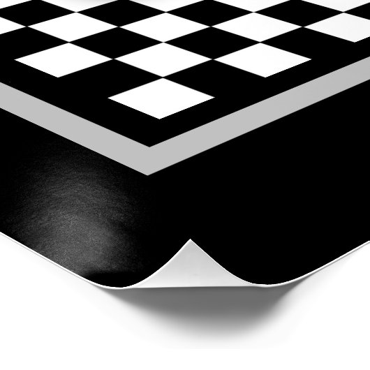 Race auto kamer Poster (Hoek)