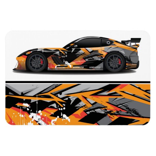 Race Auto Magneet (Horizontaal)