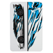 Race Auto Magneet (Verticaal)