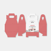 Race auto meisje verjaardagsfeest bedankdoosjes (Uitgevouwen)