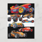 Race auto Monster Truck auto's Racing Design Briefkaart (Voorkant)