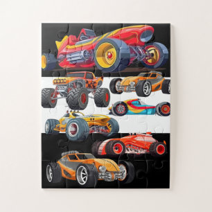 Race auto Monster Truck auto's Racing Design Legpuzzel