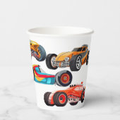 Race auto Monster Truck auto's Racing Design Papieren Bekers (Achterkant)