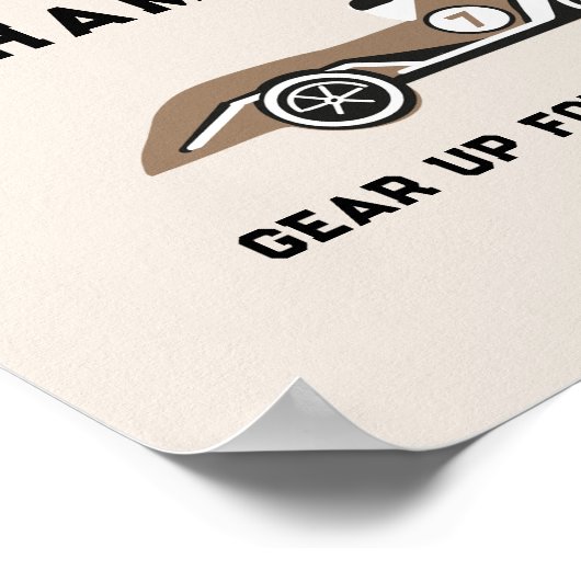  Race Auto Neutral Boys Custom Poster (Hoek)