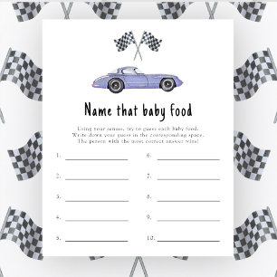 Race auto - Noem dat baby food spel