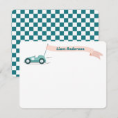 Race Auto Notitiekaart (Voorkant / Achterkant)