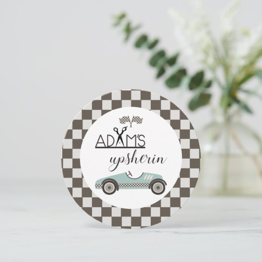  Race auto oplader bord insert Kaart (Staand voorkant)