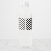  Race Auto Party Waterfles Label Etiket (Achterkant)