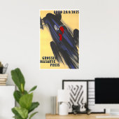 Race Auto Poster Tsjechië Racing Kunstprint (Thuiskantoor)