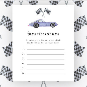Race auto - Raad de Sweet Mess spel