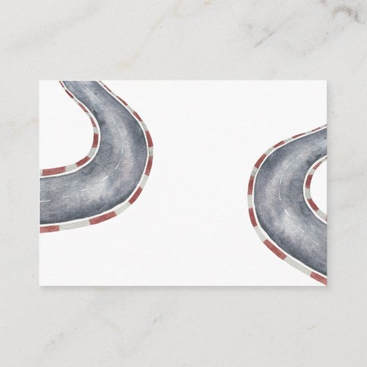 Race auto - raad hoeveel snoepjes er in de pot zit informatiekaartje (Achterkant)