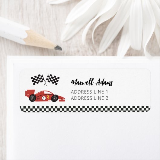 Race auto retour adres Stickers (Insitu)