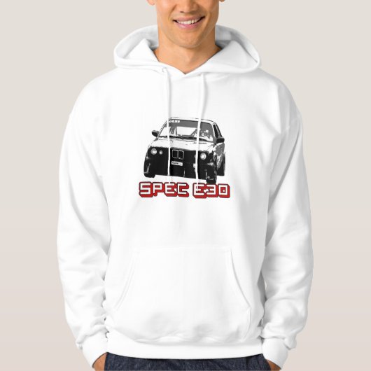 Race auto Spec E30 Hoodie (Voorkant)