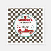 Race auto thema feest servet (Voorkant)