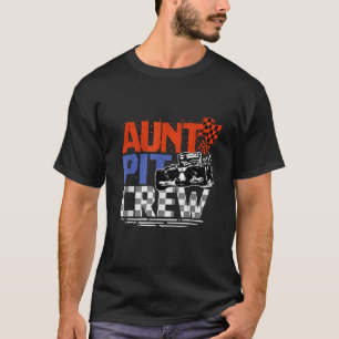 Race Auto Thema Verjaardagsfeestje Gift Tante Pit T-shirt