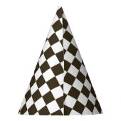 Race auto thema welkomstbord feesthoedjes (Achterkant)