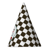 Race auto thema welkomstbord feesthoedjes (Rechts)