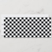 Race Auto Ticket Verjaardagsfeestje Kaart (Achterkant)