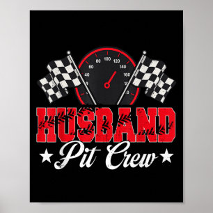 Race Auto Verjaardag Party Racing Familie Echtgeno Poster