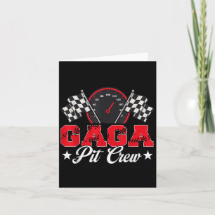 Race Auto Verjaardag Party Racing Familie Gaga Pit Kaart