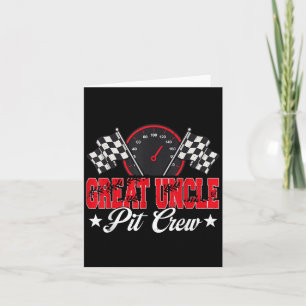 Race Auto Verjaardag Party Racing Familie Grote Oo Kaart