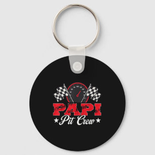 Race Auto Verjaardag Party Racing Familie Papi Pit Sleutelhanger