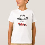 Race auto Verjaardag Shirt<br><div class="desc">Verhoog de viering met een T-shirt voor je speedster! Dit schattige shirt is ideaal voor uw kind om te draag op hun grote dag, met een leuk en levendig ontwerp dat de opwinding van hun eerste ronde rond de baan vangt. Laat ze zich een kampioen voelen als ze in stijl...</div>