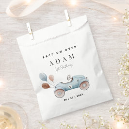 Race Auto Verjaardag Uitnodiging, Fast One Verjaar Bedankzakje