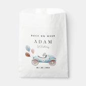 Race Auto Verjaardag Uitnodiging, Fast One Verjaar Bedankzakje (Voorkant)