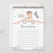 Race Auto Verjaardags Tijdcapsule Briefkaart (Voorkant)