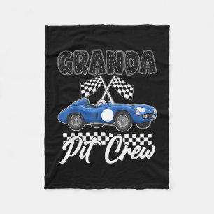 Race auto verjaardagsfeestje racende familie grand fleece deken