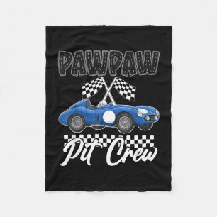 Race auto verjaardagsfeestje racende familie opa p fleece deken