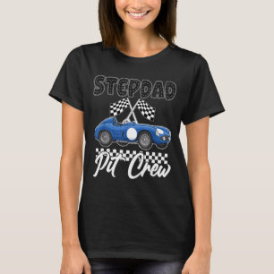 Race auto verjaardagsfeestje racende familie stief t-shirt