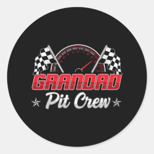 Race auto Verjaardagsfeestje Racing Familie Granda Ronde Sticker
