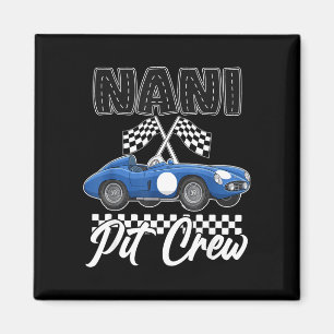Race auto verjaardagsfeestje racing familie nani p magneet
