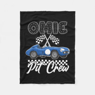 Race auto verjaardagsfeestje racing familie omie p fleece deken