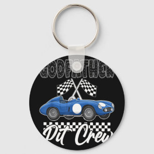 Race auto verjaardagsfeestje racing familie peetoo sleutelhanger